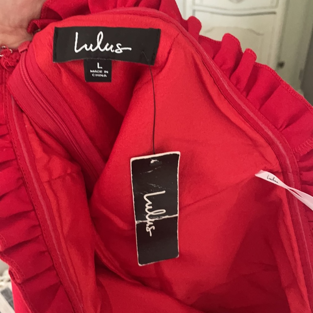 Lulus mini red dress - Picture 3 of 3